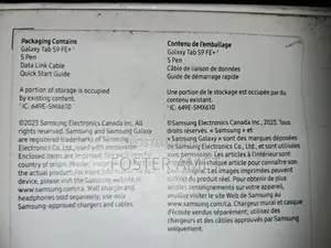 New Samsung Galaxy Tab S9 FE+ 128 GB Gray