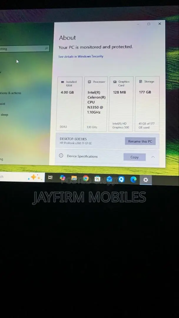 Laptop HP 15 4GB Intel Core i5 SSD 128GB