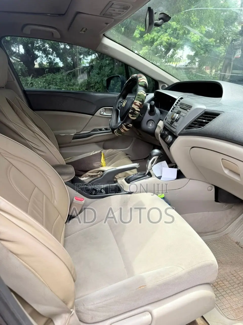 Honda Civic EX 4dr Sedan (1.8L 4cyl CVT) 2014 Silver