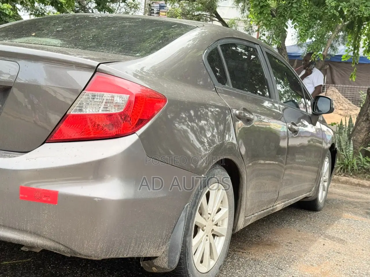 Honda Civic EX 4dr Sedan (1.8L 4cyl CVT) 2014 Silver