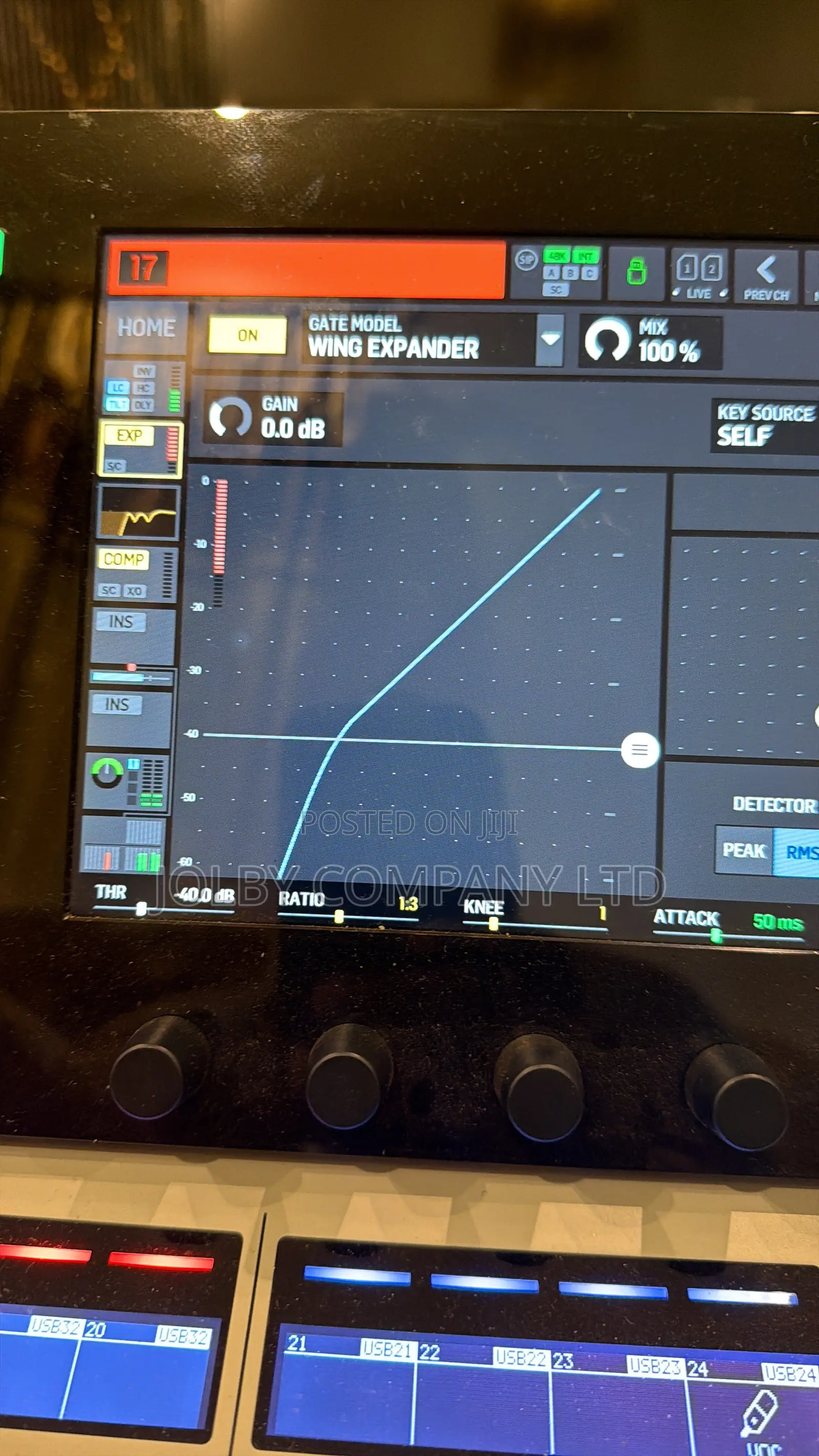 Behringer Wing With Stage Box and Cat 6 100 M