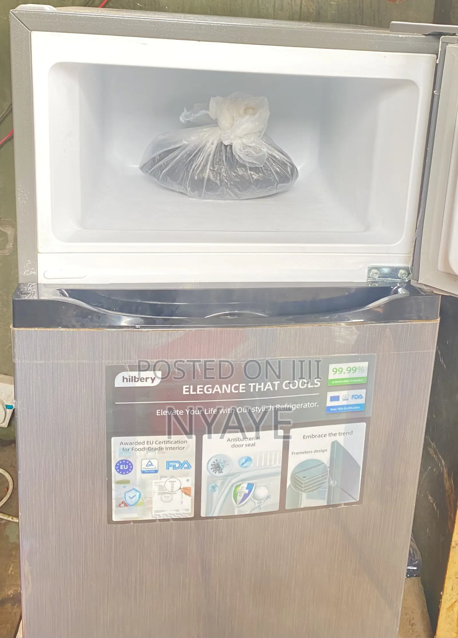 Home Used Double Door Table Top Fridge