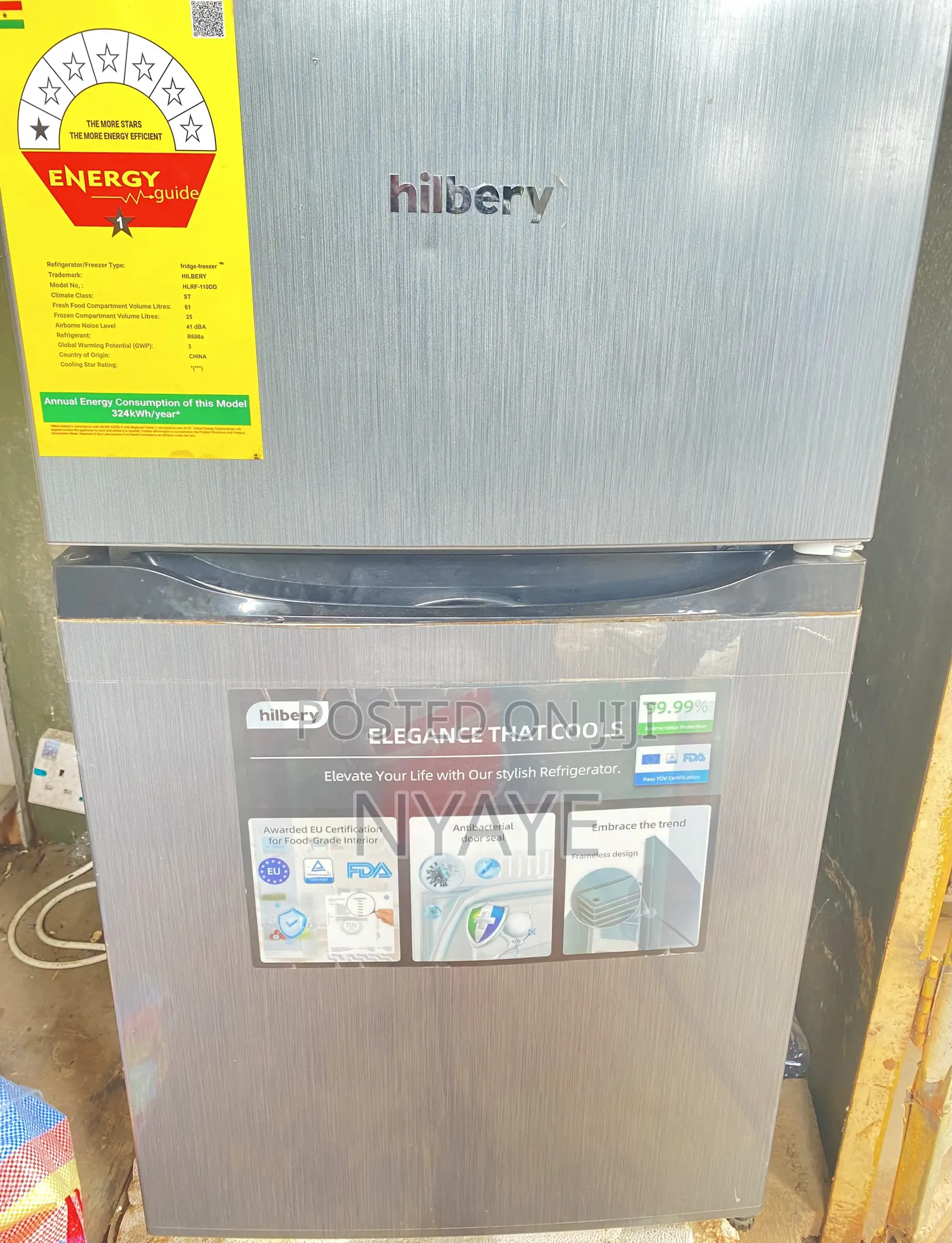 Home Used Double Door Table Top Fridge