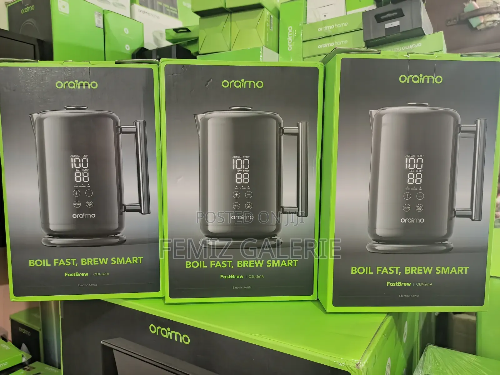 Oraimo Fastbrew Fast Smart 1.7l 316 Stainless Steel Electric Kettle