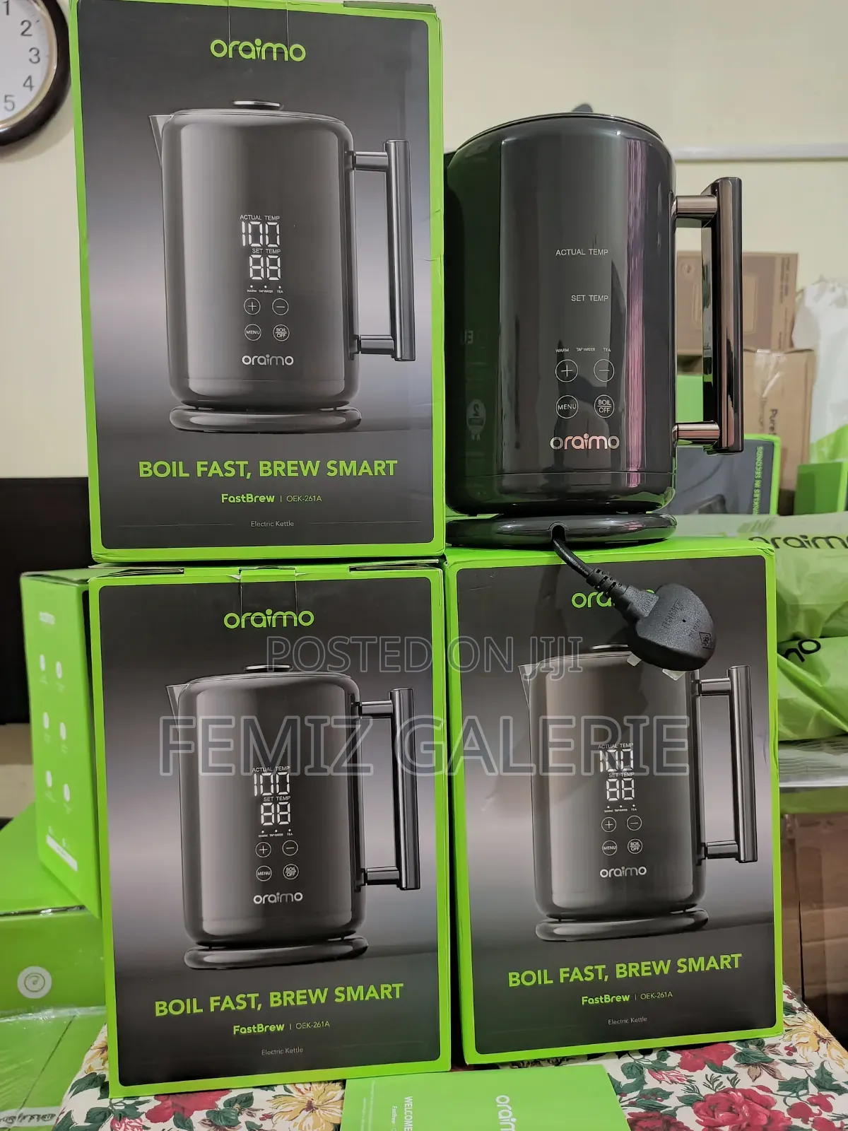 Oraimo Fastbrew Fast Smart 1.7l 316 Stainless Steel Electric Kettle