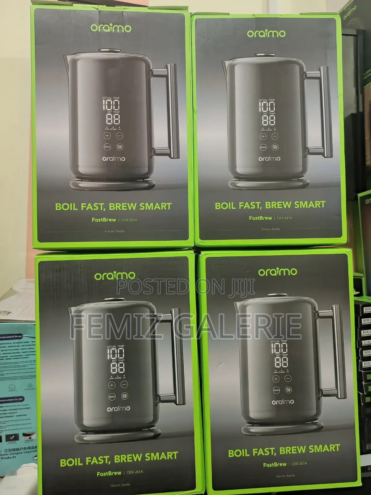 Oraimo Fastbrew Fast Smart 1.7l 316 Stainless Steel Electric Kettle