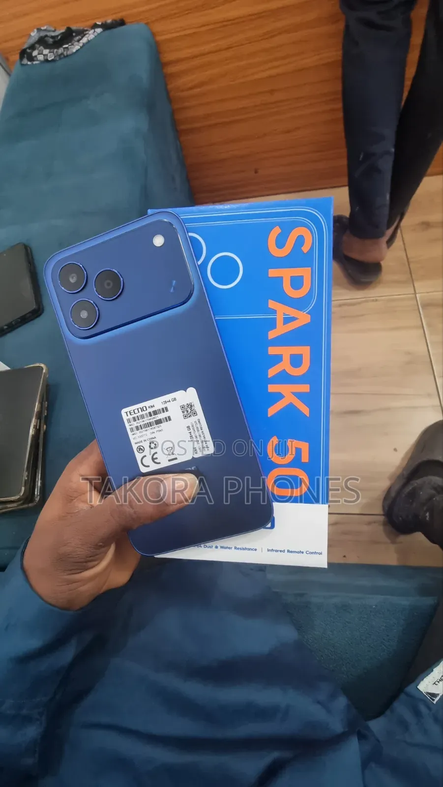 New Tecno Spark 50 128 GB Blue