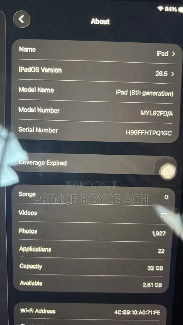 Apple iPad 10.2 (2020) 32 GB Gray