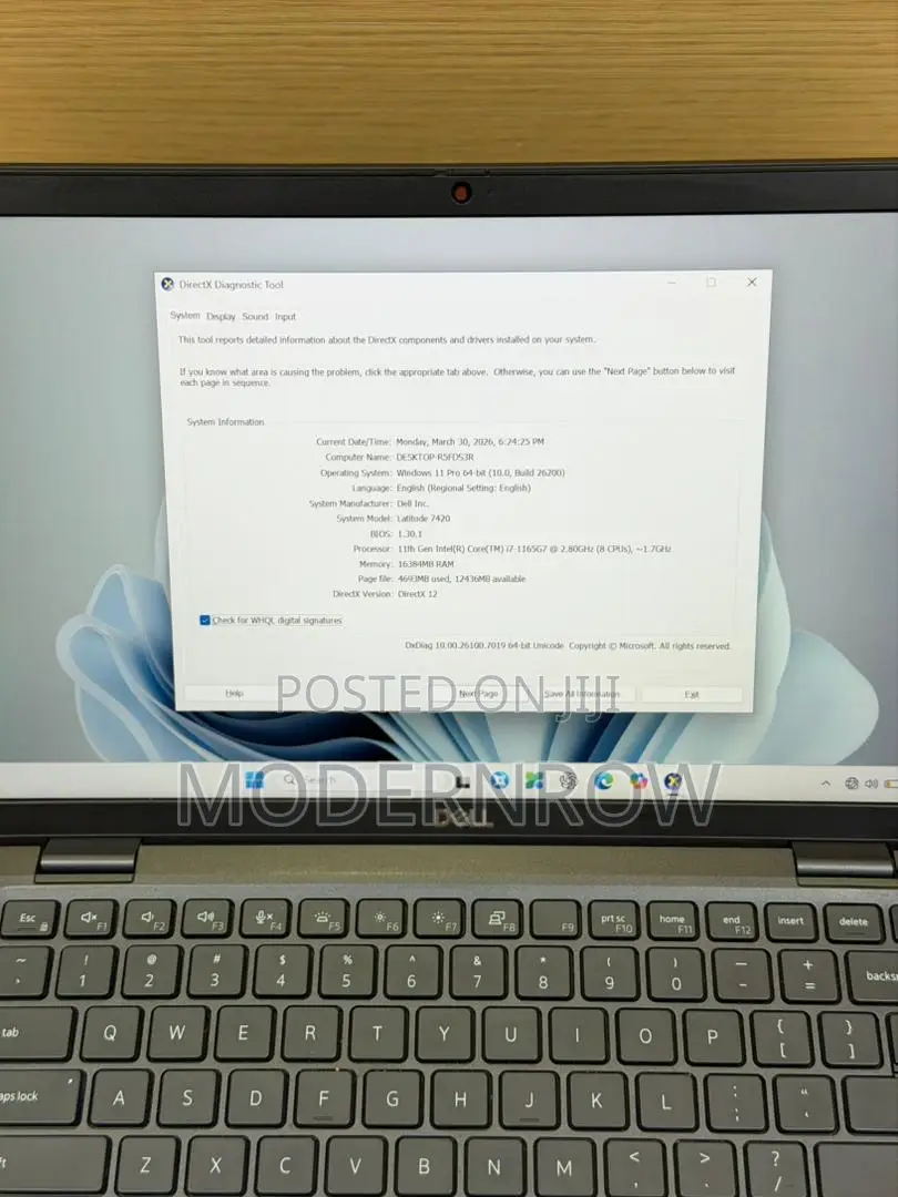 Laptop Dell Latitude 7420 16GB Intel Core i7 SSD 256GB