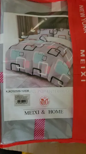 Bedsheets, Duvet, Bathroom Mat, Towels .