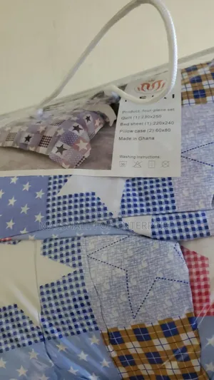 Bedsheets, Duvet, Bathroom Mat, Towels .