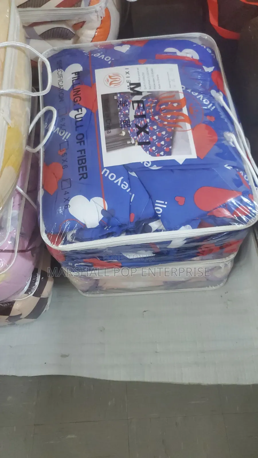 Bedsheets, Duvet, Bathroom Mat, Towels .