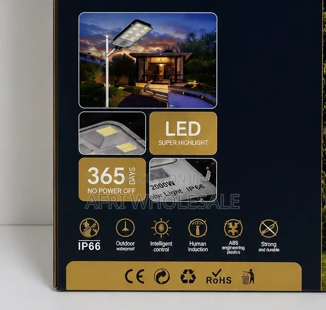 2000w Solar Streetlight Street Light Floodlights Led Lights