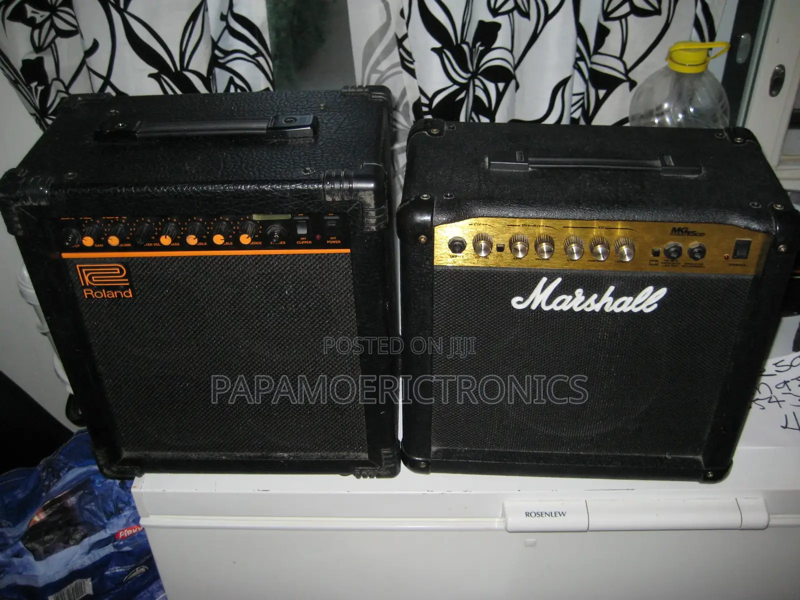 Marshall Mg Mg15cd 2-Channel Roland Guitar Amp Dac-15x Jack Input