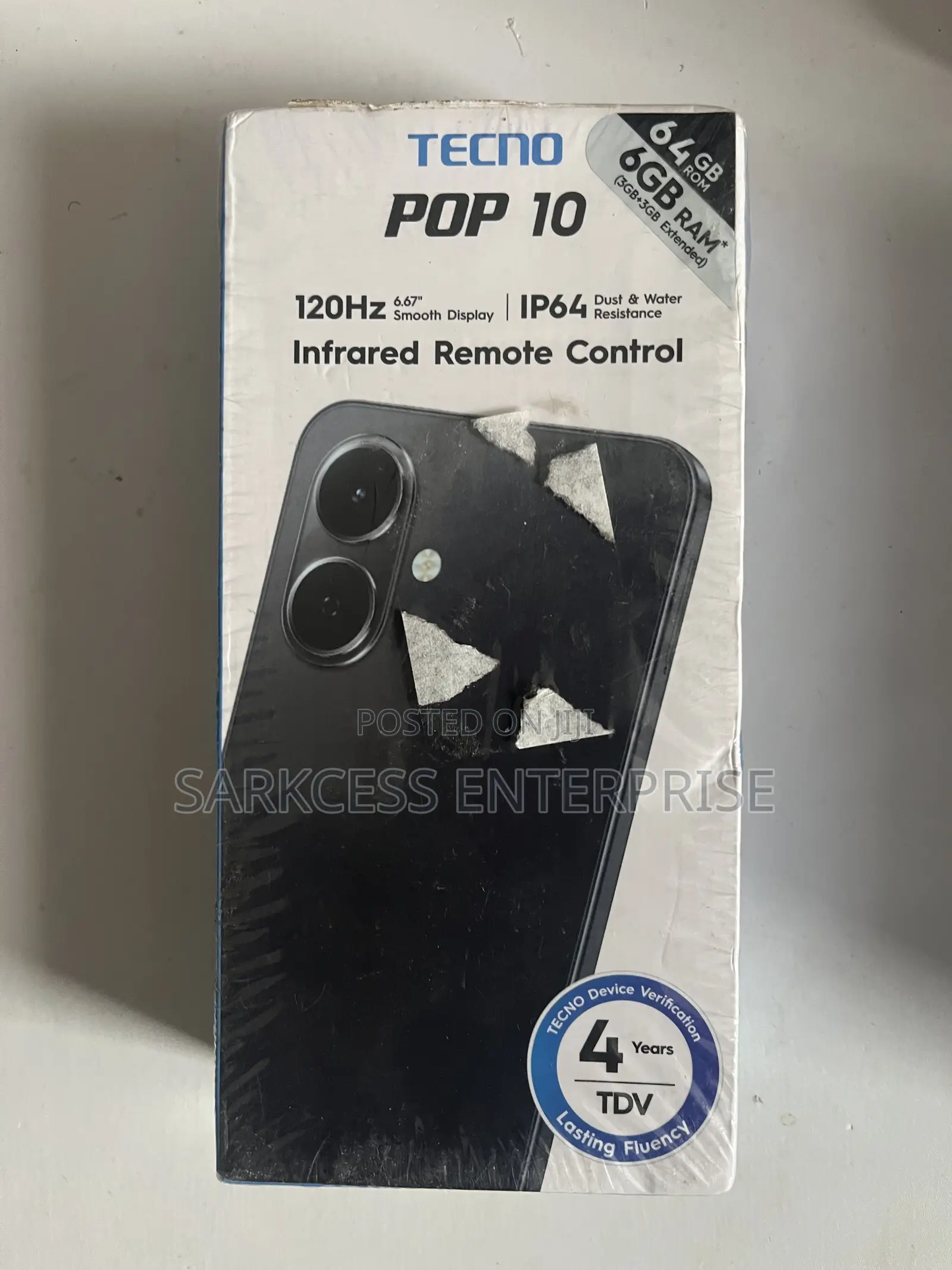 New Tecno Pop 10 64 GB Black
