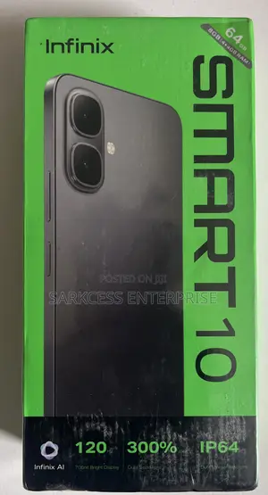 New Infinix Smart 10 64 GB Black