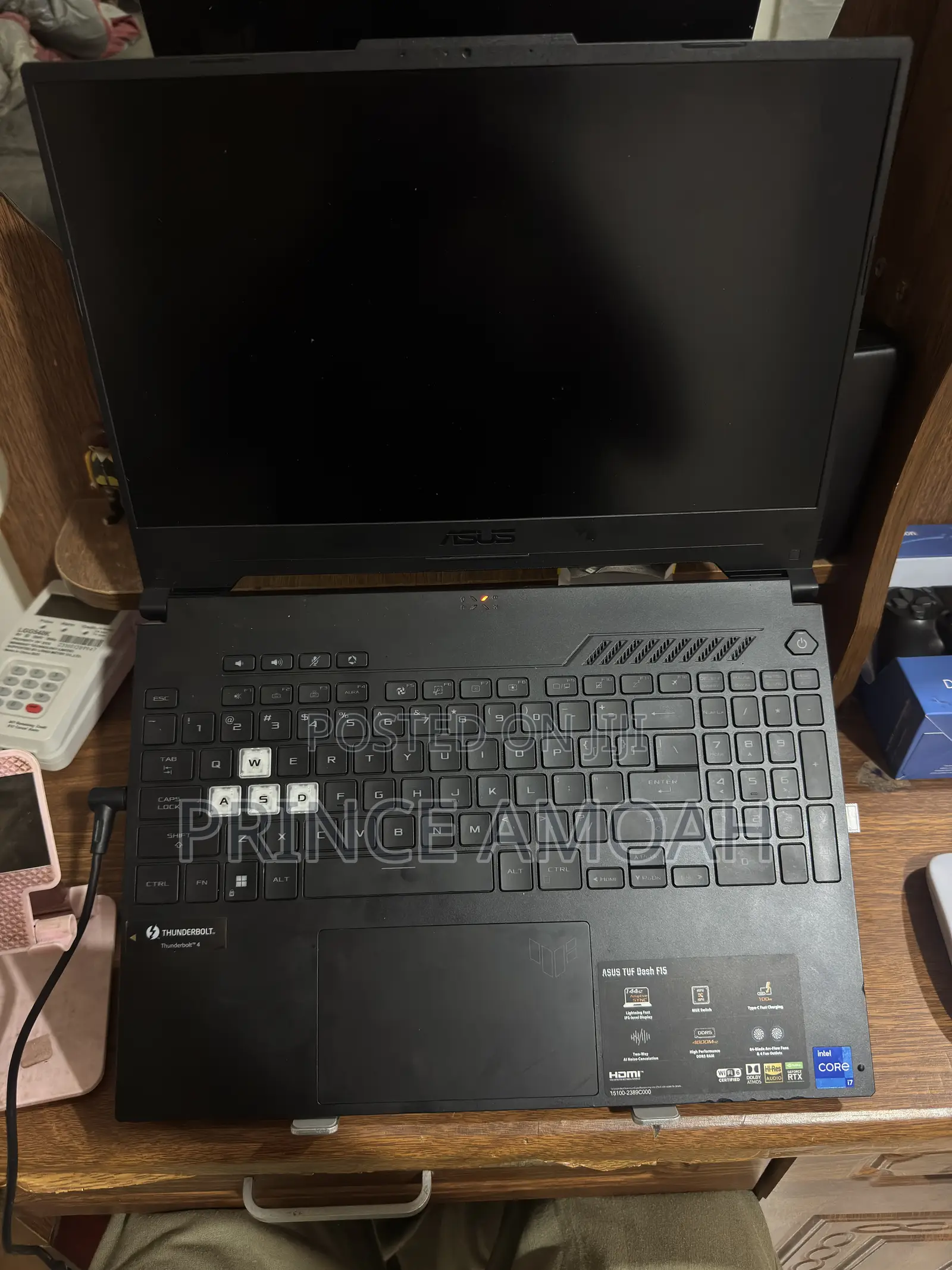 Laptop Asus TUF Dash F15 16GB Intel Core i7 SSD 1T