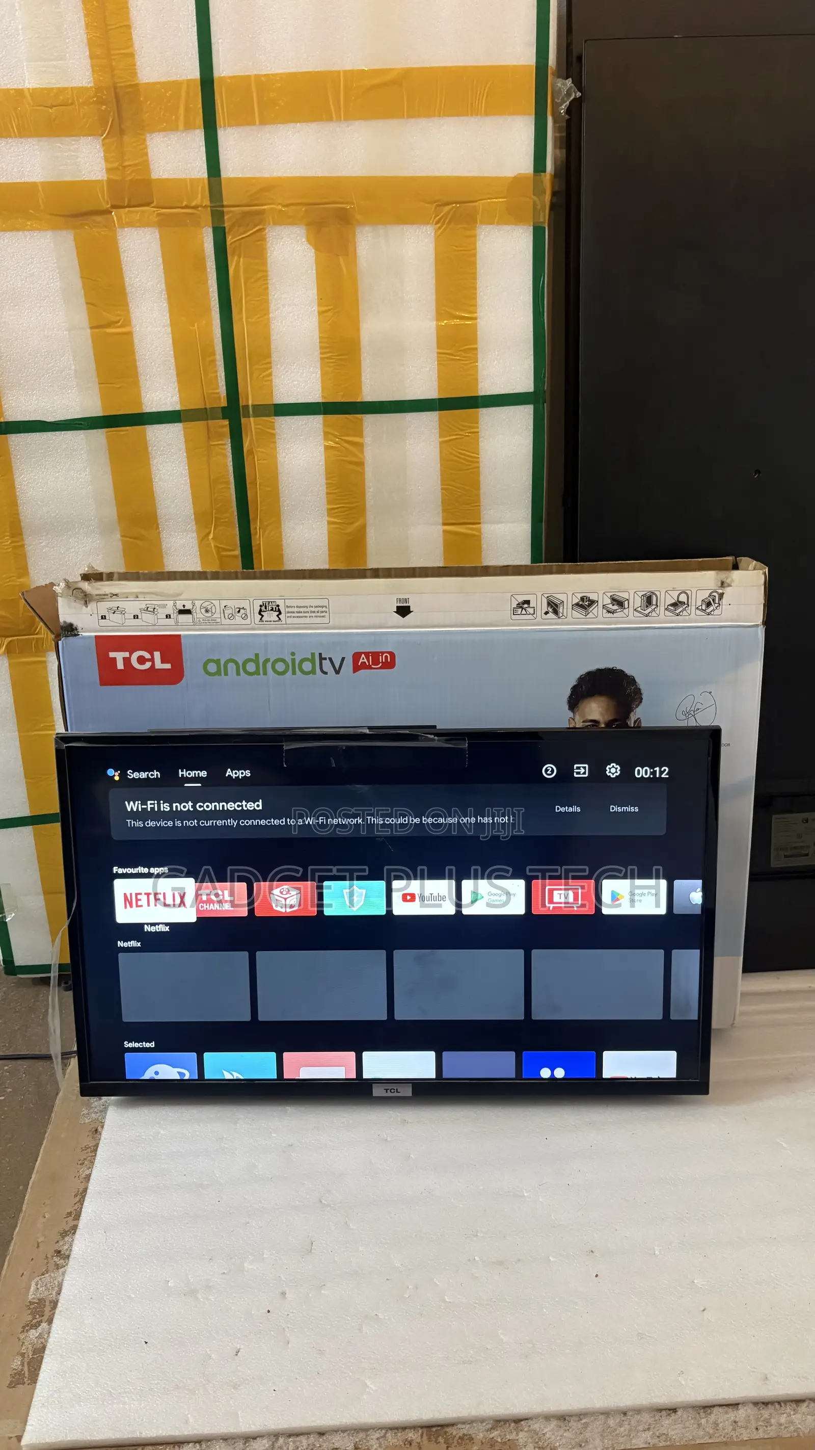 32” TCL FHD Andriod Tv With Box