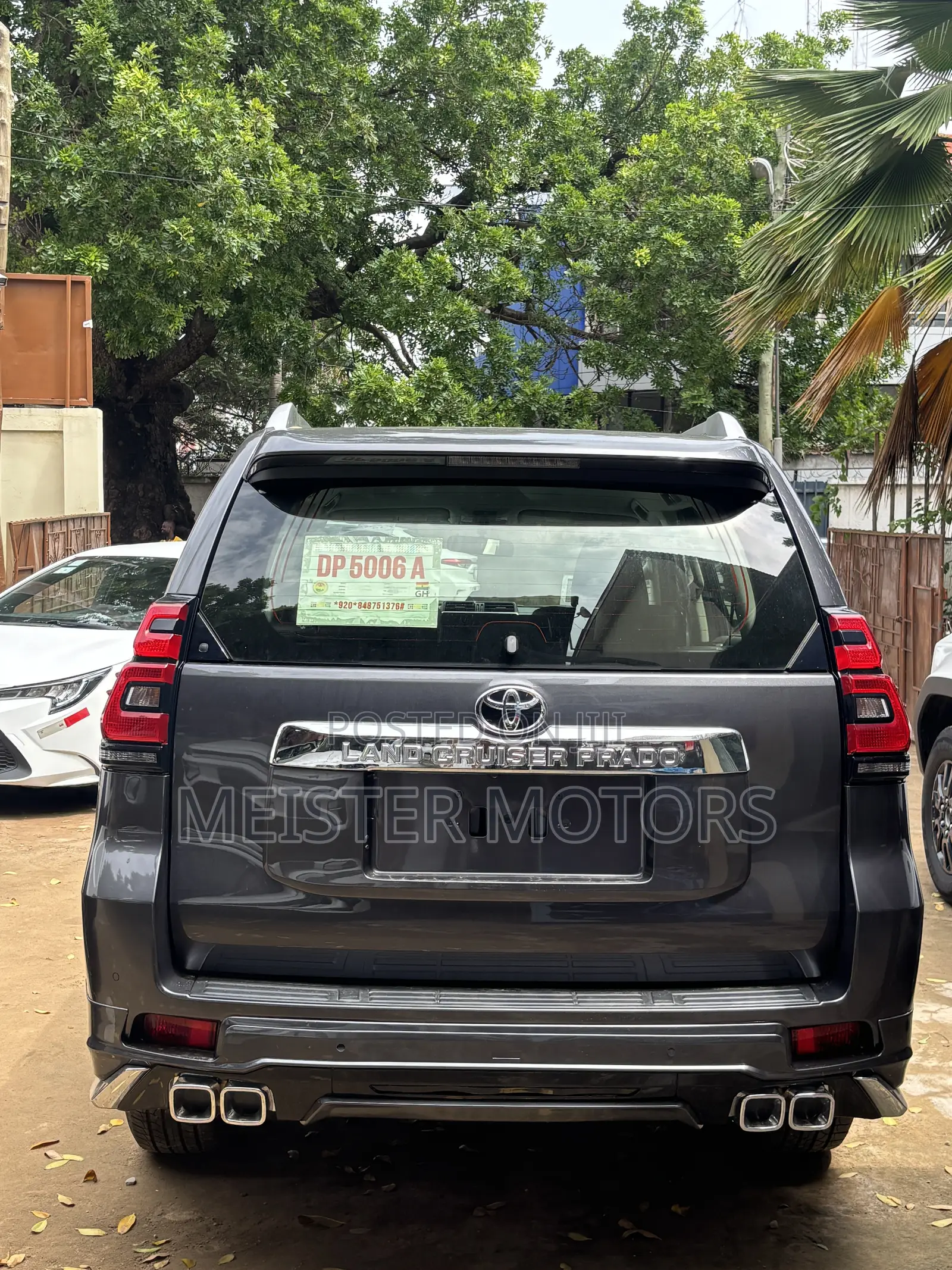 Toyota Land Cruiser Prado 2022 Gray