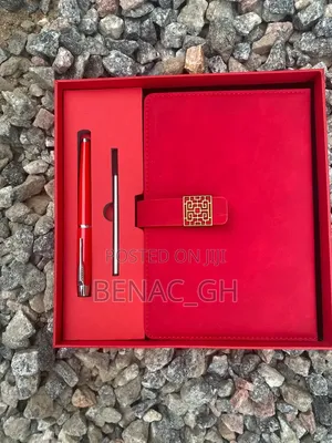 Luxury Executive Leather Notebook With Metal Pen | Corporate Gift Set
