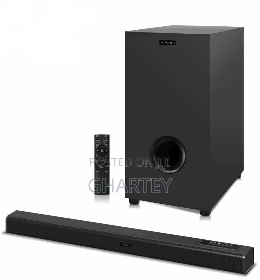 Jc Power 2.1 Soundbar System – Cinematic Sound, Deep Bass_