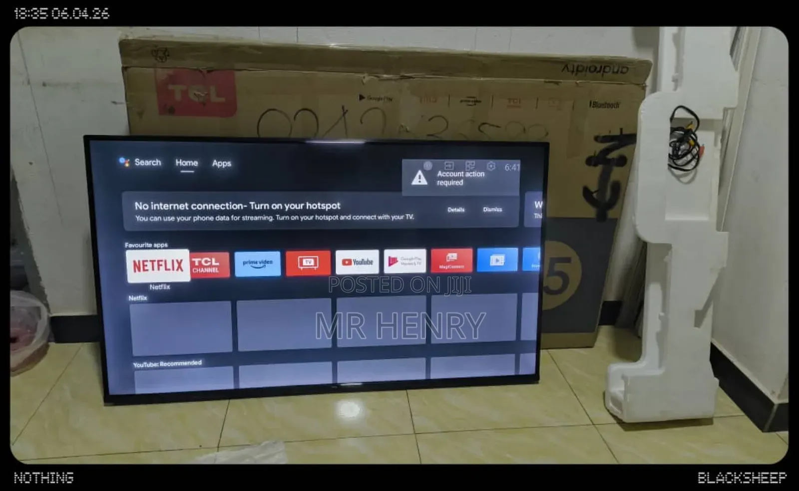 TCL 55t615 (55 Inch HDR Android TV)