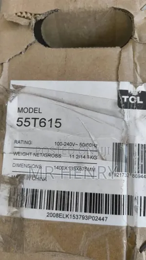 TCL 55t615 (55 Inch HDR Android TV)