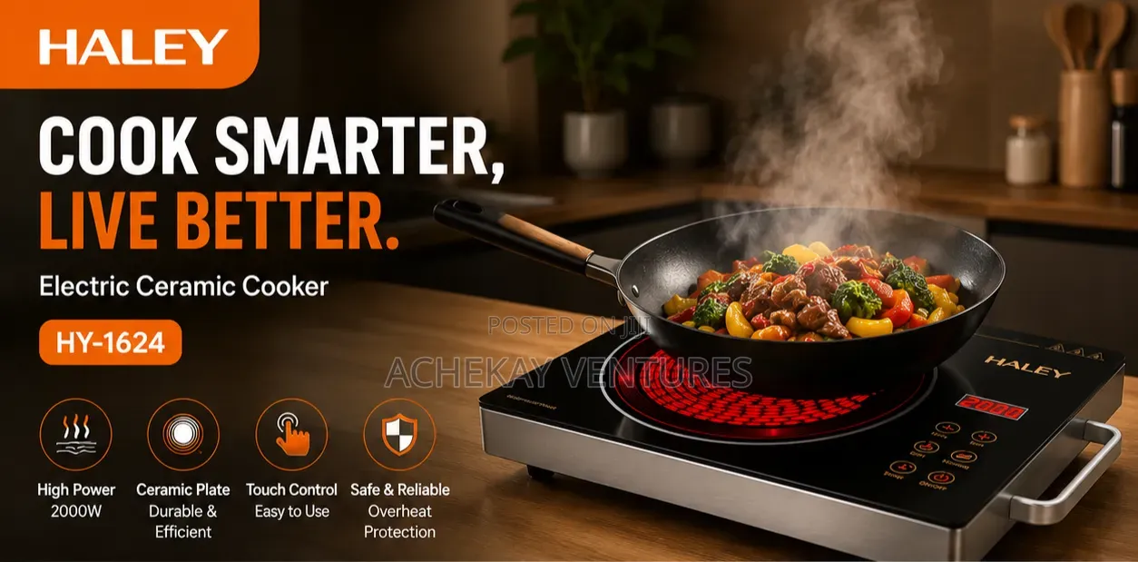 Haley 2000w Electric Ceramic Cooker
