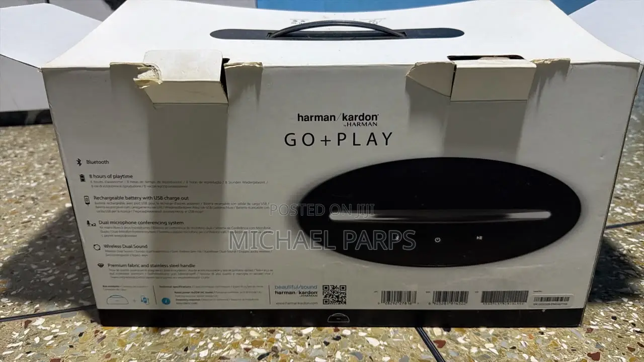 Open Box Harman Kardon Go + Play 3 Portable Bluetooth Speaker