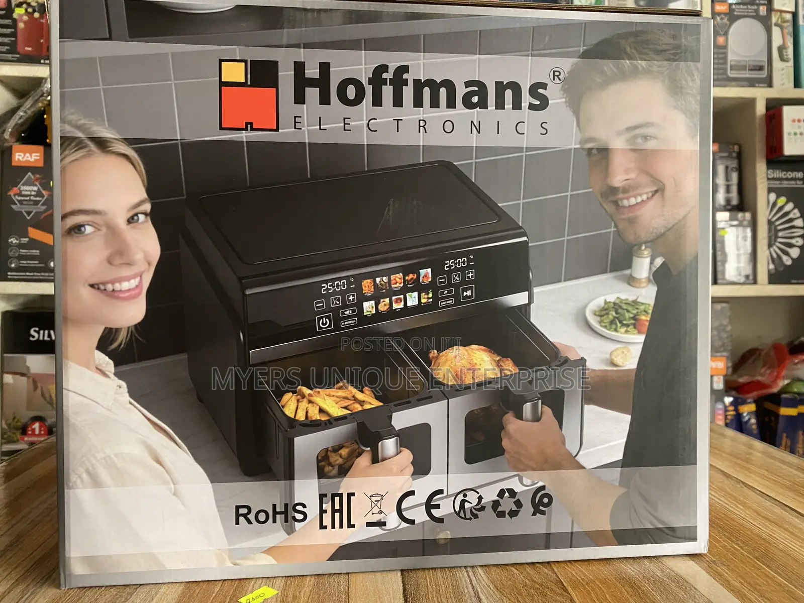 Digital High Quality 6+6l Dual Air Fryer (Hoffmans)