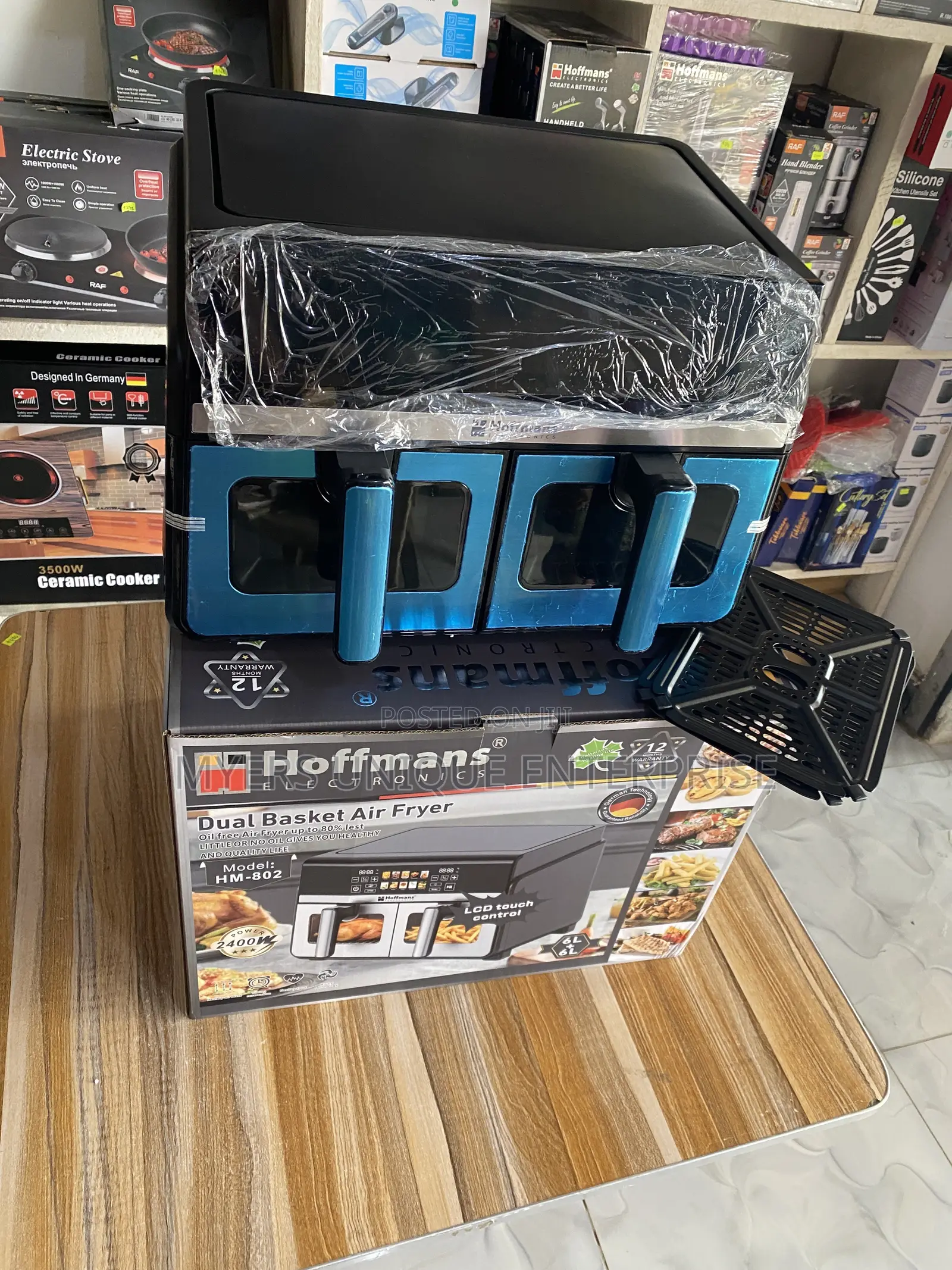 Digital High Quality 6+6l Dual Air Fryer (Hoffmans)