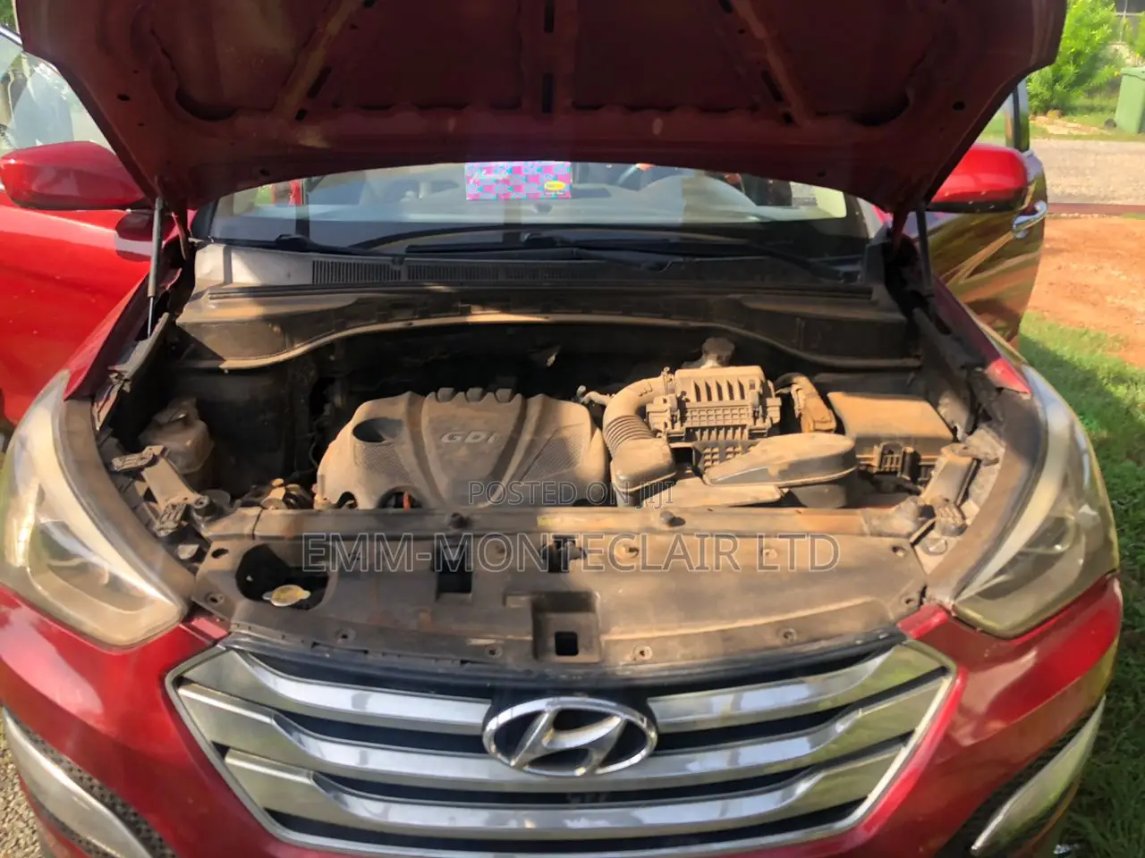 Hyundai Santa Fe 2015 Red
