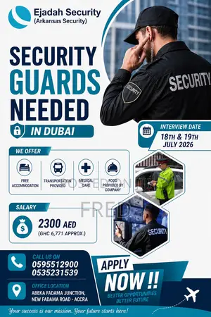 Security Officers Needed In Dubai