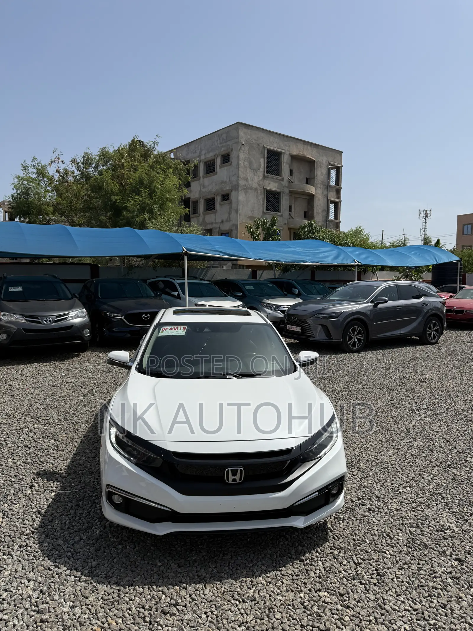 Honda Civic Touring Sedan 2019 White