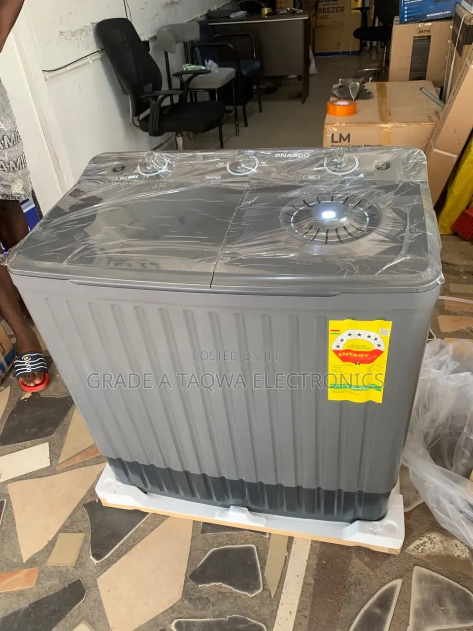 Nasco 11kg Semi-Automatic Top Load Washing Machine