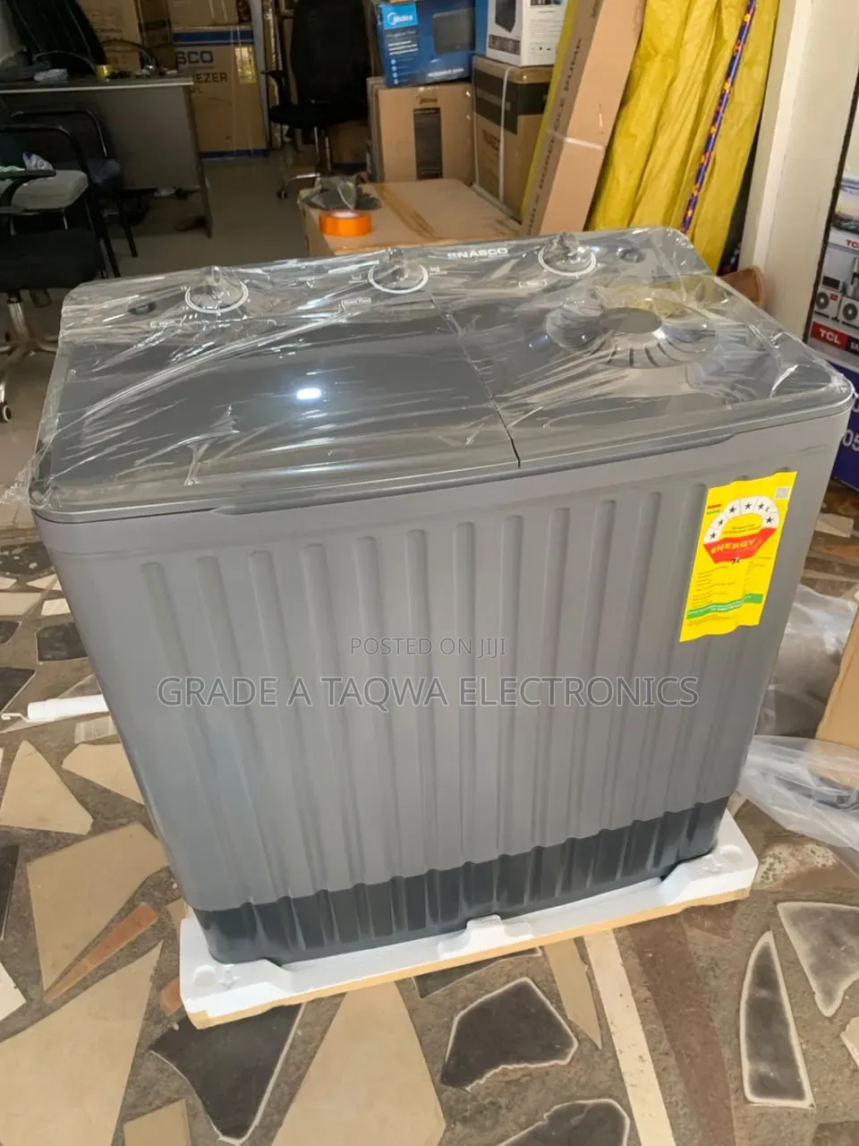 Secure Nasco 11kg Semi-Automatic Top Load Washing Machine