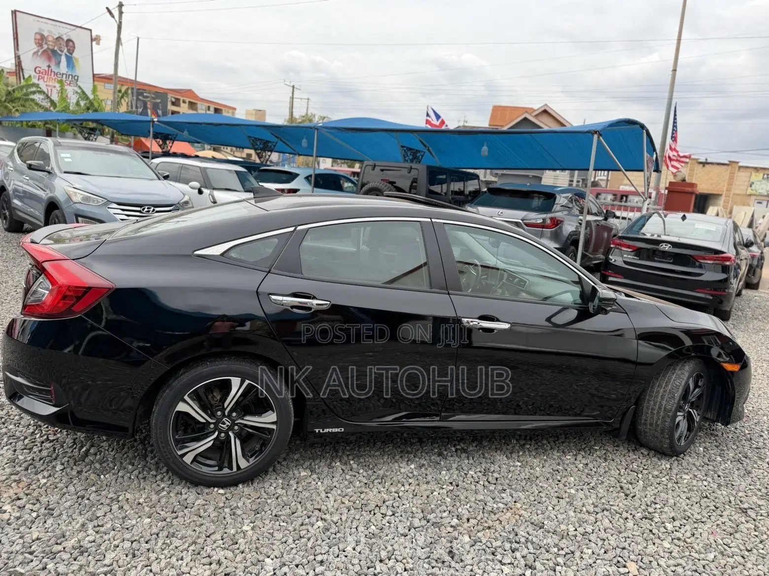Honda Civic Touring 4dr Sedan (1.5L 4cyl) 2017 Black