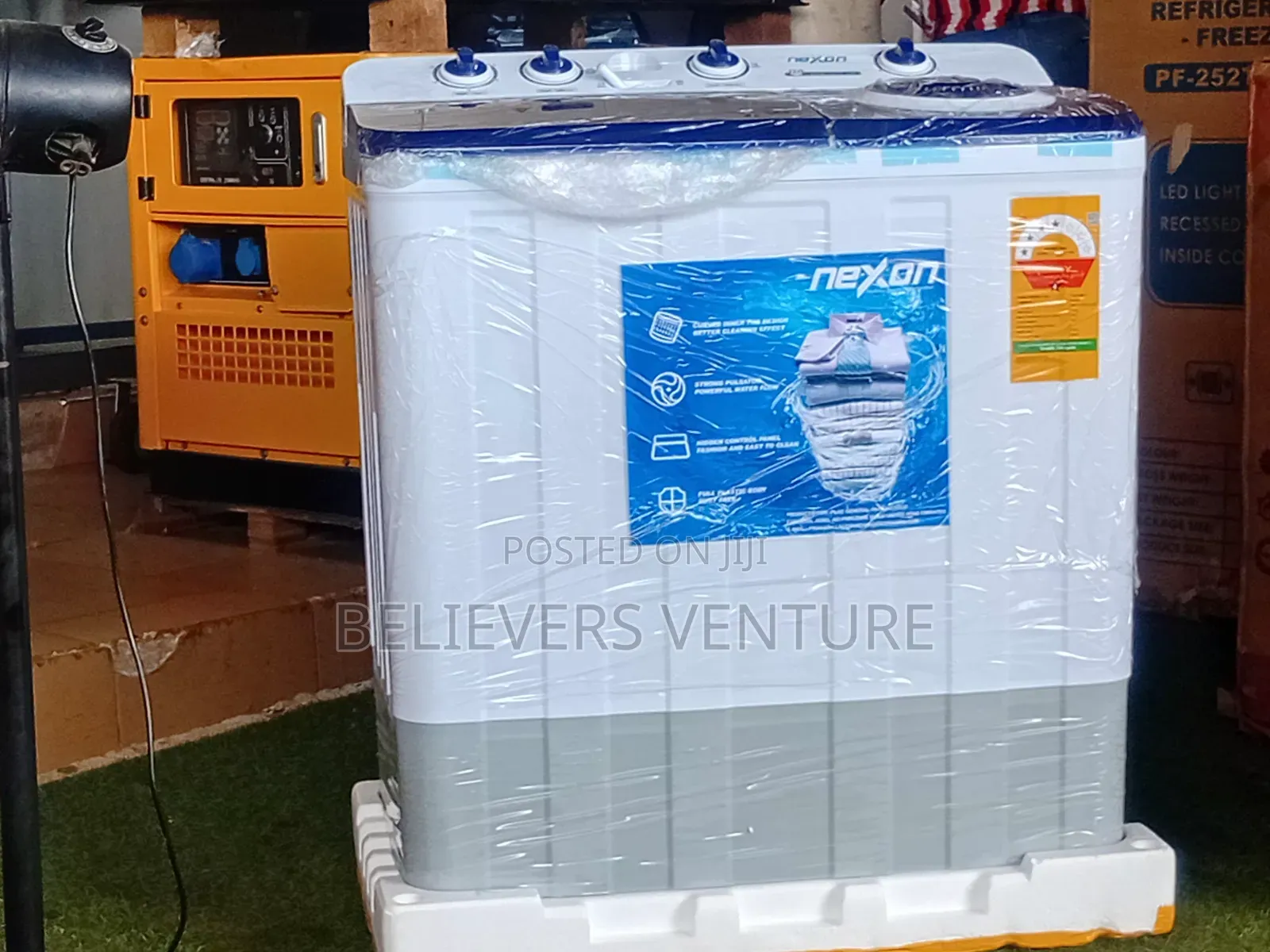 Brand New Nexon 12kg Washing Machine – Large Load Capacity