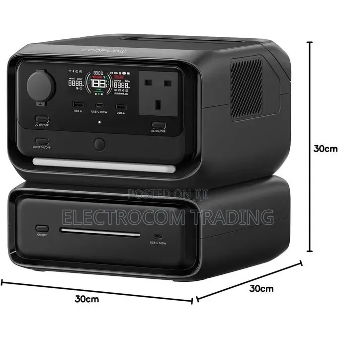 Ecoflow River 3 Max, 600w, 572wh LFP Battery, Portable Power Station
