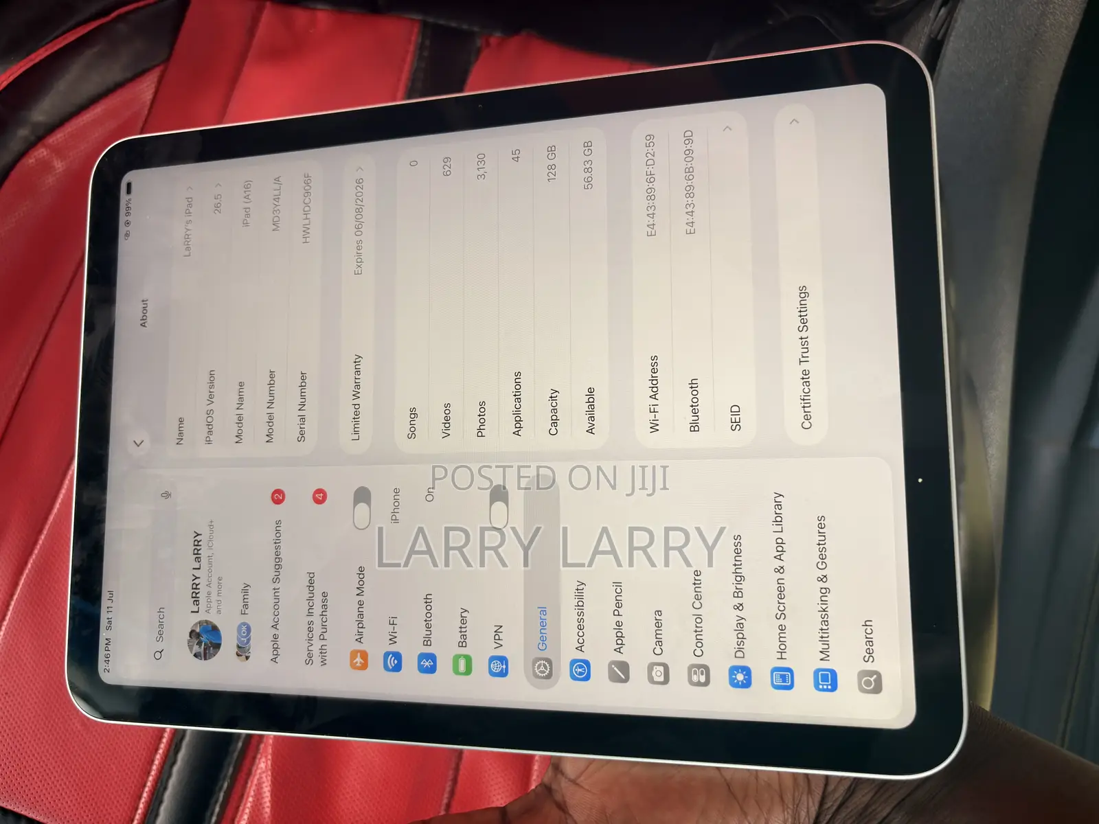 Apple iPad (2025) 128 GB Silver
