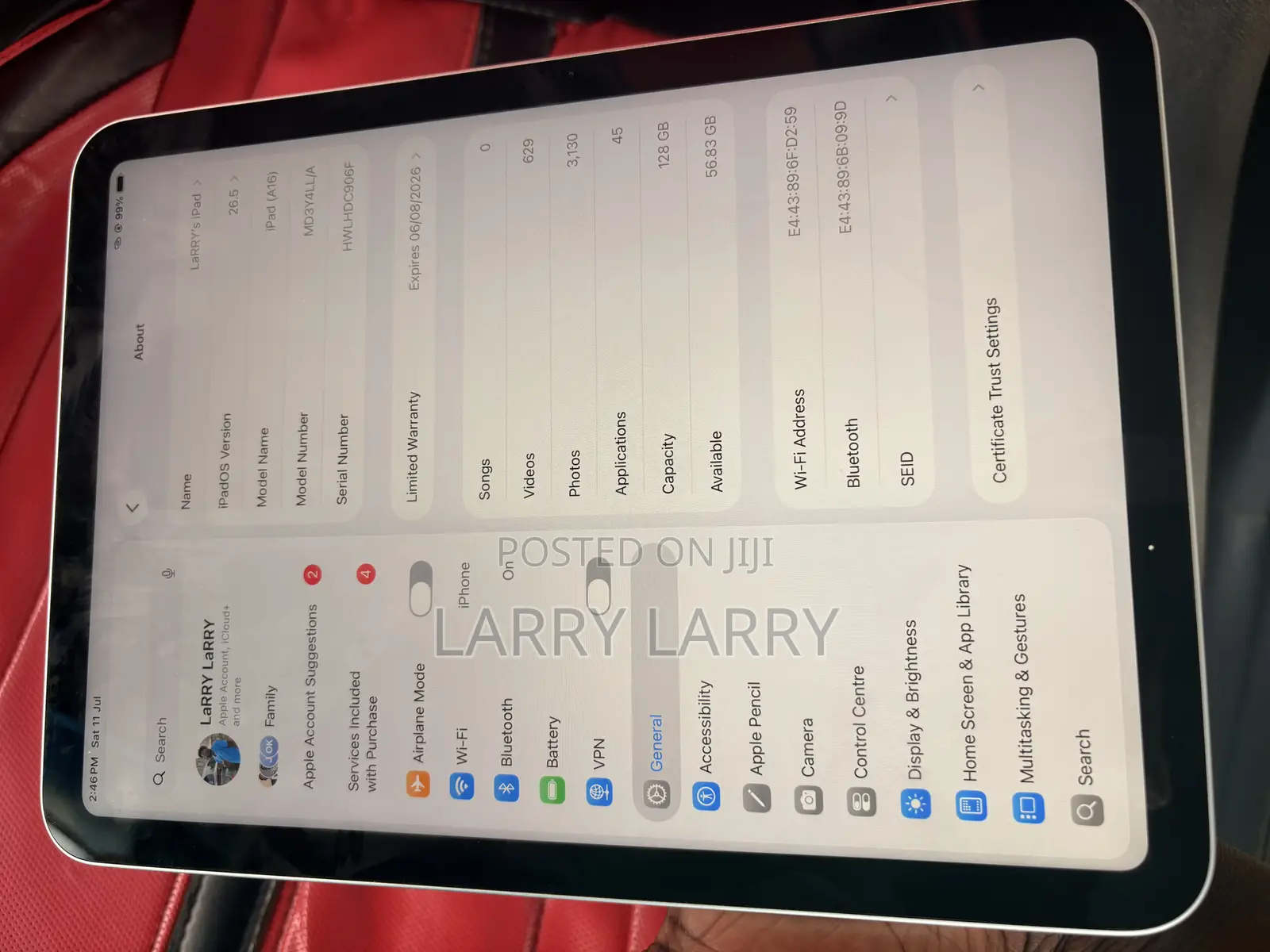 Apple iPad (2025) 128 GB Silver