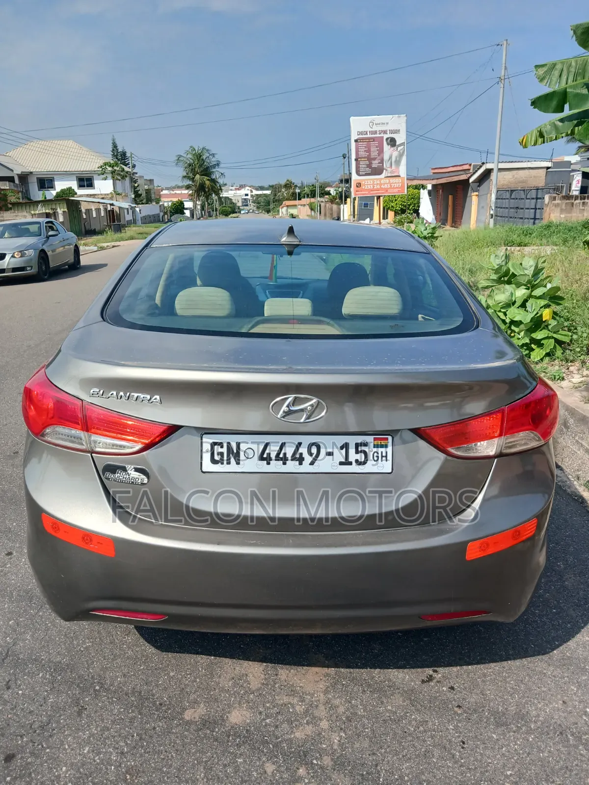Hyundai Elantra GLS Sedan FWD (1.8L 4cyl 6M) 2013 Gray