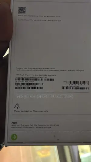 New Apple iPhone 17 Pro 256 GB Silver