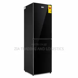 Mirror Black Nasco 196ltrs Bottom Freezer Refrigerator