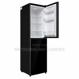 Mirror Black Nasco 196ltrs Bottom Freezer Refrigerator