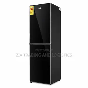 Mirror Black Nasco 196ltrs Bottom Freezer Refrigerator
