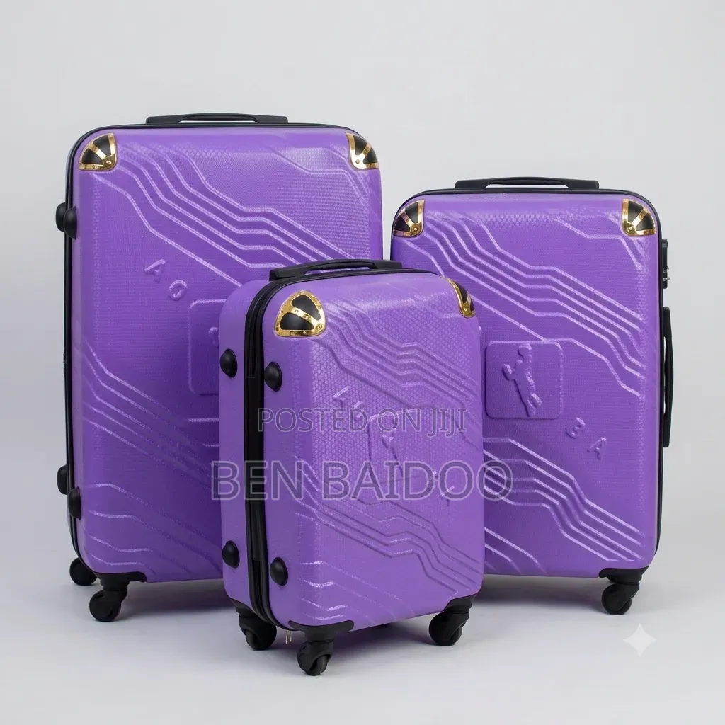 Plastic Travelling Bags 3in1 (Safe,Smooth Comfortable Bags)
