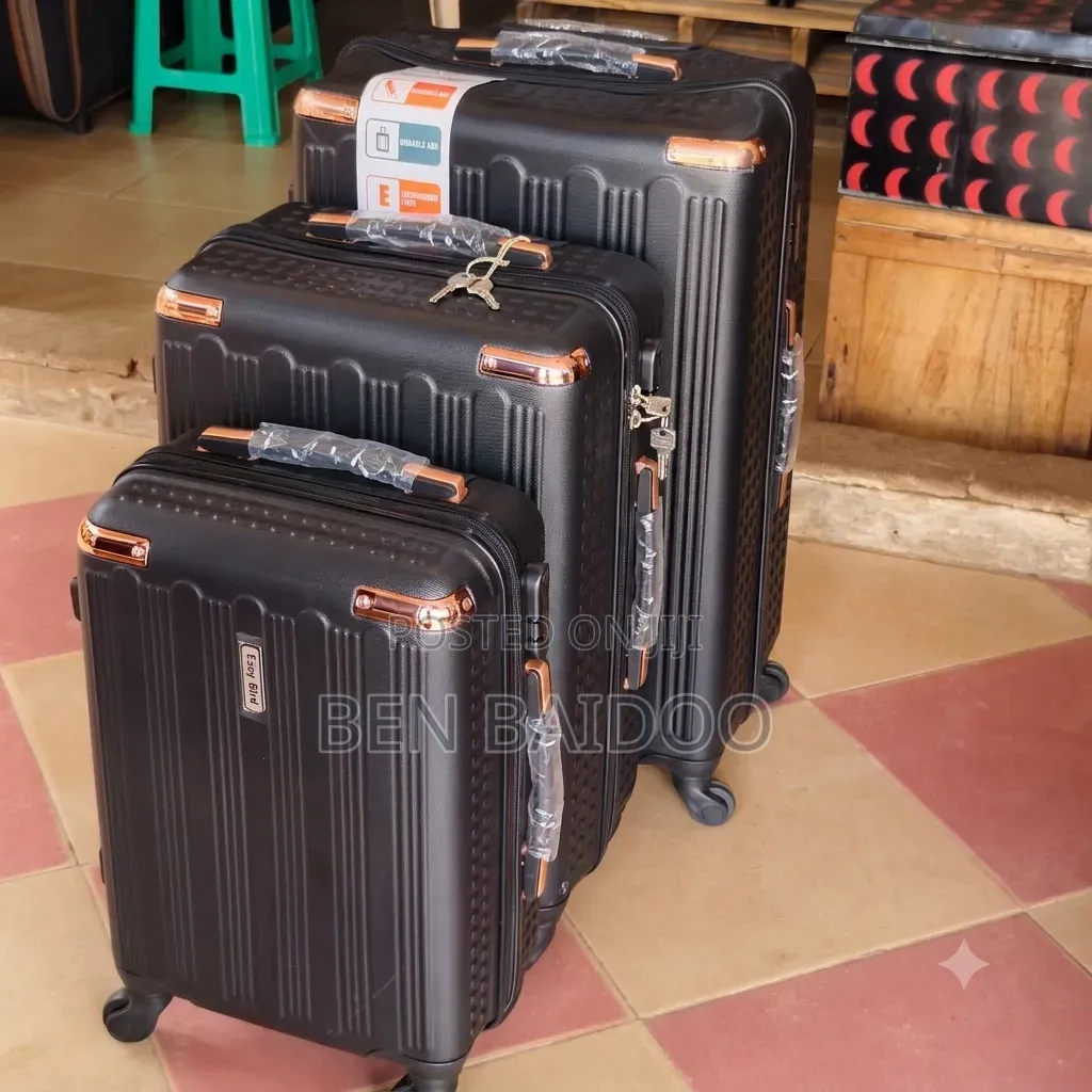 Plastic Travelling Bags 3in1 (Safe,Smooth Comfortable Bags)
