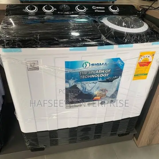 Sigma 15 Kg Semi Automatic Twin Tub Washing Machine