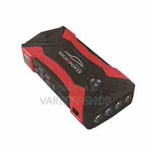 Vehicle Jump Starter With Portable Air Compressor